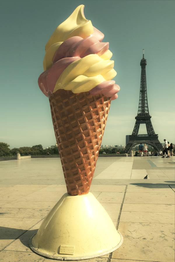 Eiffel Tower Ice Cream
